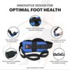 DMoose Calf Stretcher & Foot Stretcher for Plantar Fasciitis - Hamstring Stretcher Stretching Strap for Achilles Tendonitis, Leg Stretcher Ligament Stretching Belt for Pain Relief, Dancers and Yoga - Image 2