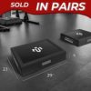 Mikolo Deadlift Pads, Deadlift Mat with Carry Handle, Deadlift Platform with Noise-reducing High Density Foam, Crash Pads Weightlifting for Home Gym - Image 2