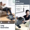 Mini Exercise Bike, AGM Under Desk Bike Pedal Exerciser Foot Cycle Arm & Leg Pedal Exerciser with LCD Screen Displays - Image 6