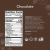 ALOHA Organic Plant-Based Protein Powder - NO-STEVIA Chocolate - Keto Friendly Vegan Protein with MCT Oil, 19 oz, Makes 15 Shakes, Vegan, Gluten-Free, Non-GMO, Erythritol-Free, Soy-Free, Dairy-Free & Only 4g Sugar - Image 2