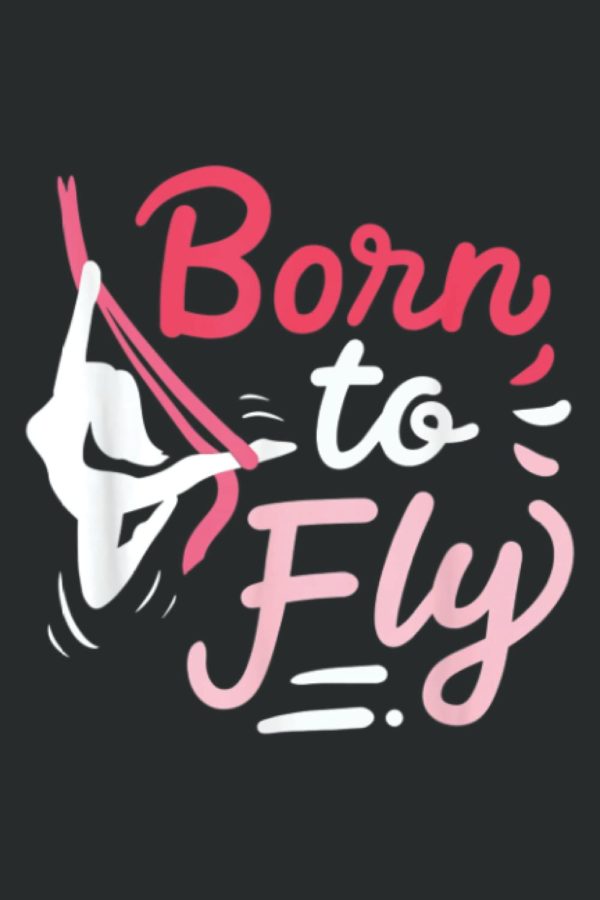 Aerial Yoga Born to Fly Fitness Aerial Silk Dancer Asana: Lined Journal & Diary for Writing & Notes for Girls and Women, Memo Diary Subject Notebooks Planner, 6"x9"