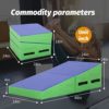 Gymnastics Mat 48x24 Inch Incline Mat Tumbling Mat Folding Gymnastic Tumbling Mat Indoor/Outdoor Exercise Mat Home Gym Yoga Mat with Handle - Image 7