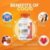 Doctor's Best CoQ10 Gummies 200 Mg, Coenzyme Q10 (Ubiquinone), Supports Heart Health, Boost Cellular Energy, Potent Antioxidant, 60 Ct (Packaging May Vary) - Image 2