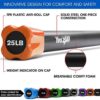 Yes4All Total Body Workout Weighted Bar, Resistance Band Bar, Weighted Bar Racks, Body Exercise Bar for Yoga, Physical Therapy, Aerobics, Strength Training in Home and Gym Single/Combo - Image 4