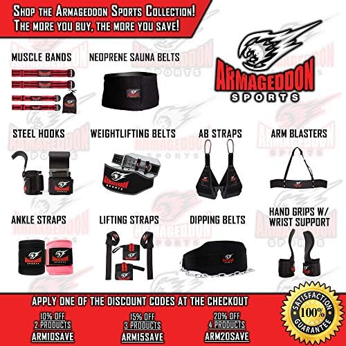 Premium Ab Slings Straps - Rip-Resistant Heavy Duty Pair for Pull Up Bar Hanging Leg Raiser Fitness with Big D-ring Steel Quick Connectors, Superb Arm Padding for Abdominal Training Workout Equipment - Image 5