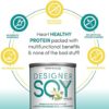 Designer Wellness, Soy Isolate Protein Powder with Biotin, Hyaluronic Acid and Prebiotics, Vegan, Zero Sugar, Non-GMO, Angel Cake Natural Vanilla Flavor, 11.4 Ounces - Image 4