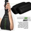 RDX AB Straps for Pull Up Bar Hanging, Maya Hide Leather, Abdominal Muscle Building Padded Arm Support Slings with D-Ring Grip Strap, Leg Raiser Exercise Fitness Workout Training Equipment, Men Women - Image 7