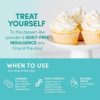 Designer Wellness, Designer Lite, Low Calorie Natural Protein, Prebiotic Fiber, Key Vitamins & Minerals, Vanilla Cupcake, 9.03 Ounces - Image 5