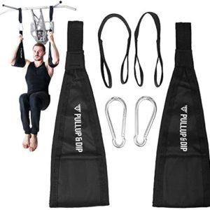 PULLUP & DIP Ab Straps, Premium Abdominal Slings for Abdominal Training, Padded Workout Straps for Crunches, Hanging, Leg Raise, Set of 2 Ab Slings for Pull-Up and Chin-Up Bar