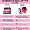 Arena Strength Fabric Booty Bands - Fabric Exercise Bands for Legs and Butt | Fabric Resistance Bands | Hip Resistance Bands with Workout Guide and Carry Case - Image 8