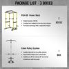 MAJOR LUTIE Power Rack, 2023 New PLM05 1200lbs Power Cage, Multi-Function Squat Rack with Pulley System for Home Gym - Image 6