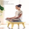 ZCBYBT Non Slip Meditation Mat Folding Bench with 18 Hz Rhythm Hypnosis Meditation Kneeling Stool, for Women Men Prayer Yoga - Image 4