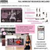 Arena Strength Fabric Booty Bands - Fabric Exercise Bands for Legs and Butt | Fabric Resistance Bands | Hip Resistance Bands with Workout Guide and Carry Case - Image 4