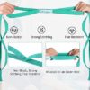 Trideer Stretching Strap Yoga Strap Yoga Band for Physical Therapy, 10 Loop Non-Elastic Yoga Straps for Stretching, Pilates, Exercise & Dancing, Stretch Band with Aesthetic Packaging for Women & Men - Image 7