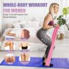 Resistance Bands for Physical Therapy Women, Extended 5.9Ft Exercise Stretch Bands for Yoga, Pilates, Rehab, Fitness and Strength Training, Elastic Workout Bands with Training Poster - Image 5
