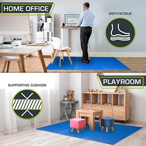 ProsourceFit Puzzle Exercise Mat ½”, EVA Interlocking Foam Floor Tiles for Home Gym, Mat for Home Workout Equipment, Floor Padding for Kids, Available in Packs of 24 SQ FT, 48 SQ FT, 144 SQ FT - Image 4