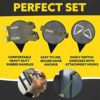 Long Resistance Bands for Working Out - Pull Up Assistance Bands Resistance Bands with Handles, Door Anchor - Stretch Bands for Exercise Bands Resistance Bands Set - Image 3