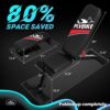 FLYBIRD Workout Bench, Adjustable Weight Bench Folding Weight Bench, Easy to Use Sturdy Durable for Home Gym Dumbbell Exercise, Red/Waist Version - Image 7