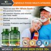 Whole Food Multivitamin for Men - Natural Multi Vitamins, Minerals, Organic Extracts - Vegan Vegetarian - 120 Tablets - Image 4