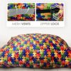 FoamTouch Crash Pad with Foam Blocks for Kids and Adults - Therapeutic Sensory Pad with Water Resistance Cover - 40"x40" - Image 4