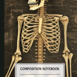 Composition Notebook College Ruled: Human Anatomy Themed Journal with Vintage Medical Illustration | 6x9 inches, 120 pages