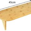 Folding Meditation Bench with Locking Magnetic Hinges - Meditation Seat - Bonus Portable Travel Carry Bag - Ergonomic Bamboo Yoga Stool - Image 6