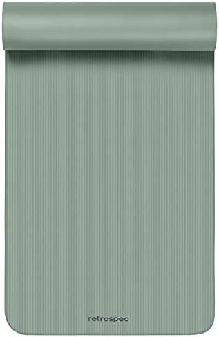 Retrospec Solana Yoga Mat 1" Thick w/Nylon Strap for Men & Women - Non Slip Exercise Mat for Home Yoga, Pilates, Stretching, Floor & Fitness Workouts - Image 2