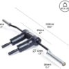 Bells of Steel Safety Squat Bar 3.0 – Olympic Bar with Shoulder Pads - Squat Bar Weight Bar for Squats, Lunges, Overhead Press - 32mm Diameter, 1,500 lb Weight Capacity - Image 7