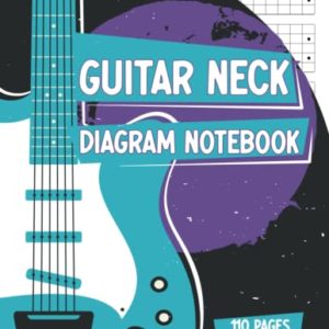 Guitar Fretboard Diagram Book: Guitar Neck Diagrams Log Book | Blank Sheet Music Composition Paper | Chord Diagram Notebook, Standard Blank Sheet ... For Teachers, Students, And Musicians