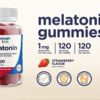 Nutricost Kids Melatonin Gummies 1mg, 120 Gummies, Strawberry Flavored - Image 4