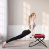 TFCFL Yoga Headstand Bench Stable Foldable Yoga Inversion Chair with Armrests and Thickened Cushion Headstand Training for Balance Training Core Strength Building Backbends and Strength Training - Image 6