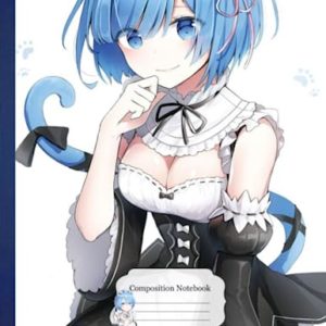 Composition NoteBook: Rem RZR Reramzerro A4 , 8.5x11 Inches - 110 page Diary Subject Planner Exercise Book Gift for Anime Fans Kid Teen School Creative Writing Anime Work From Home