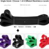 Resistance Bands Fitness Bands,4 Resistance Bands Set and 4 Individual Packs of Different Sizes,Training Bands,Gymnastics Band,for Pull-up Fitness,Strength Training,Home Fitness with Carrying Bag - Image 2