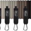 Retrospec Train Resistance Bands Set (5pc) Workout Bands w/Handles, Door Anchor, Carry Bag for Women & Men - Image 3