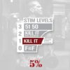 5% Nutrition Rich Piana Kill It Pre Workout Powder w/Creatine, Jitter-Free Caffeine, NO-Booster, Beta Alanine, L-Citrulline for Focus, Pump, Endurance, Recovery 13.23 oz, 30 Srvgs (Blue Raspberry) - Image 4
