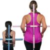 Aulo posture corrector, yoga sticks stretching tool, yoga sticks for posture, back straightener, back brace, posture pole hunch-back hump-back corrector for women, men, adults and children - Image 3