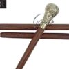 37.4'' Canes and Walking Sticks in Natural Wood with a Brass Handle - Elegant Walking Cane ECTORIA - Image 4