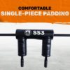 Bells of Steel Safety Squat Bar 3.0 – Olympic Bar with Shoulder Pads - Squat Bar Weight Bar for Squats, Lunges, Overhead Press - 32mm Diameter, 1,500 lb Weight Capacity - Image 5