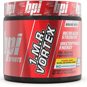 BPI Sports 1.M.R Vortex Pre Workout Powder, Non Habit Forming, Sustained Energy & Nitric Oxide Booster, Power Juice, 5.3 Ounce