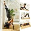Restrial Life Yoga Headstand Bench- Stand Yoga Chair for Family, Gym - Wood and PU Pads - Relieve Fatigue and Build Up Body (Dark Black) - Image 8