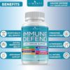8 in 1 Immune Defense Support, Immunity Vitamins Supplement Booster with Zinc 50mg, Vitamin C Elderberry Vit D3 5000 IU, Turmeric Curcumin & Ginger, Echinacea - Allergy Relief for Kids Adults (2 Pack) - Image 5