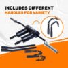 Bells of Steel Safety Squat Bar 3.0 – Olympic Bar with Shoulder Pads - Squat Bar Weight Bar for Squats, Lunges, Overhead Press - 32mm Diameter, 1,500 lb Weight Capacity - Image 4