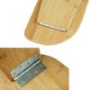 Folding Meditation Bench with Locking Magnetic Hinges - Meditation Seat - Bonus Portable Travel Carry Bag - Ergonomic Bamboo Yoga Stool - Image 5