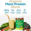 Amazing Grass Organic Plant Protein Blend: Vegan Protein Powder, New Protein Superfood Formula, All-In-One Nutrition Shake with Beet Root, Pure Vanilla, 20 Servings - Image 2