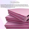 Crash Mat for Pole Dancing, 3ft/3.5ft/4ft/4.5ft/5ft/5.5ft/6ft/6.5ft Large Round Folding Portable Pole Dance Crash Mat, 4/2/1.2 Inch Thick Gymnastics Crash Landing Mat Pad, Purple - Image 4
