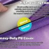 Crash Mat for Pole Dancing, 3ft/3.5ft/4ft/4.5ft/5ft/5.5ft/6ft/6.5ft Large Round Folding Portable Pole Dance Crash Mat, 4/2/1.2 Inch Thick Gymnastics Crash Landing Mat Pad, Purple - Image 3