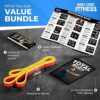 Pull Up Assistance Resistance Bands by Iron Core Fitness- Strength Power Flexibility Training at Home or Gym. Ebooks and Workout Chart Included. - Image 6